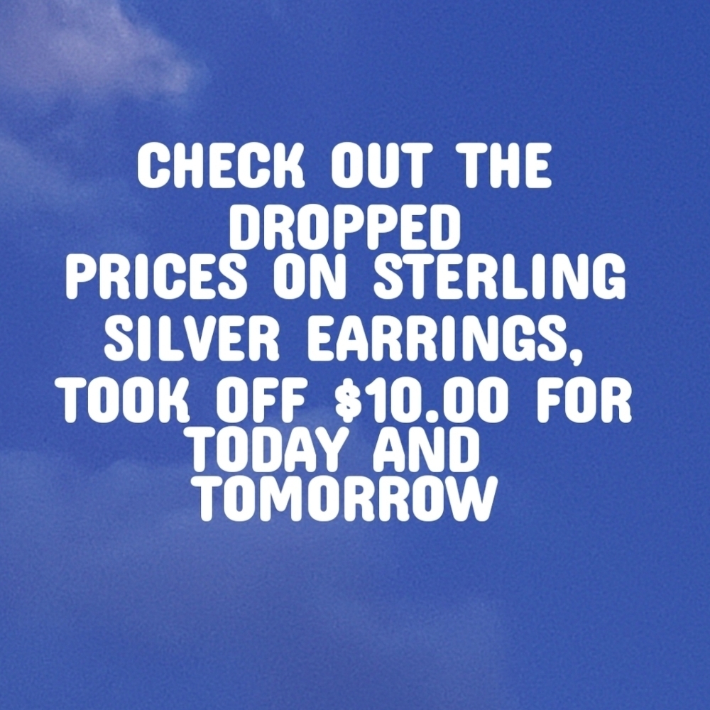 Sterling silver, 925 earrings